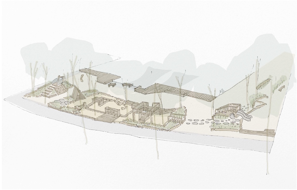 Imatge pels mitjans: Rehabilitació pati Escola bressol La Xarranca